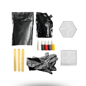 INTODIY Kit de terrazo muy popular Bandeja de jesmonita Herramientas creativas <span class=keywords><strong>Jesmonite</strong></span> AC100 Kit de inicio - Product Image 1