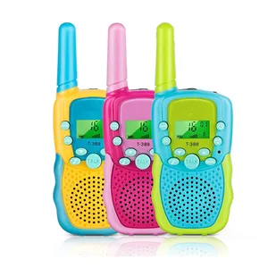 handheld Outdoor 3km rechargeable children Wireless pocket radio mini toy portable transceiver kids toy cartoon walkie talkies