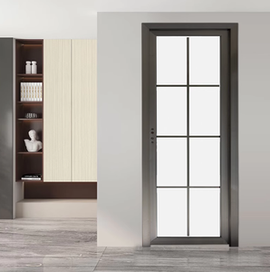 Matériaux <span class=keywords><strong>de</strong></span> construction Portes à battants en aluminium dans une maison moderne <span class=keywords><strong>Cadre</strong></span> <span class=keywords><strong>de</strong></span> porte en aluminium et verre <span class=keywords><strong>de</strong></span> haute qualité sur mesure - Product Image 5