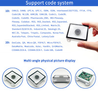 Module de lecteur de codes-barres ECodeSky EMT8621C avec interface RS232 USB, lecture de codes PDF417 et QR en pleine obscurité, en stock, garantie de 3 ans