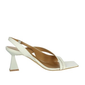 Nero D3353 sandali con tacco per le donne alla moda Sexy pelliccia materiale superiore in PVC soletta sempreverde punta quadrata scarpe da sposa per l'estate - Product Image 4