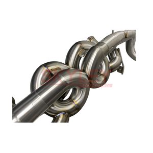 Échappement sport en acier inoxydable haute <span class=keywords><strong>performance</strong></span> pour <span class=keywords><strong>Audi</strong></span> <span class=keywords><strong>R8</strong></span> V10 Gen 2, système sport, poli miroir, véritable F1 - Product Image 4