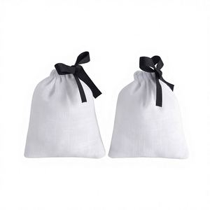 Factory Direct Supply Cotton Flannel Jewelry Storage <b>Bag</b> with Drawstring Closure Modern Wind Various Sizes - Product Image 1