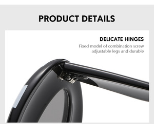 Lunettes De soleil De luxe Hip Hop, yeux De chat rayées, zèbre, gonflables, mignonnes, couleur bonbon, tendance, 2023 - Product Image 5