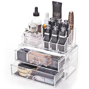 Choice Fun Home Desktop Vanity Drawer contenitore in plastica Store <span class=keywords><strong>Organizer</strong></span> per trucco cosmetico <span class=keywords><strong>trasparente</strong></span> - Product Image 1