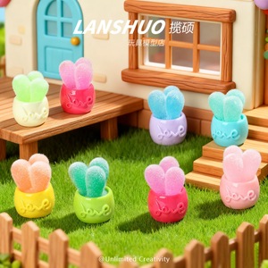 ของตกแต่งบ้านตุ๊กตาเรซิ่น Lanshuo รูปต้นไม้จิ๋วแบบมีขนปุย ของขวัญสำหรับเด็กอายุ 8-13 ปี ใช้ได้ทั้งเด็กชายและเด็กหญิง ทำจากพลาสติกเรซิ่น ฤดูใบไม้ผลิ 2026 - Product Image 4
