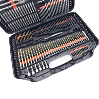 Ensemble de forets 246 pièces pour projets de bricolage en maçonnerie en bois et métal Kit d'outils durable et complet