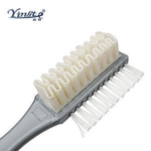 Brosse à chaussures Yinste double face avec poils en nylon pour le nettoyage domestique et l'élimination des taches - Product Image 2
