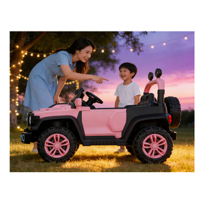 รถยนต์ไฟฟ้าสำหรับเด็ก รุ่นหรูหรา ขับเคลื่อนด้วยมอเตอร์ 390 แรงดัน 12V7Ah พร้อมแอพพลิเคชั่นควบคุมผ่านบลูทูธ แผงควบคุม พอร์ต USB ระบบส่ายตัว ไฟกระพริบ - Product Image 2