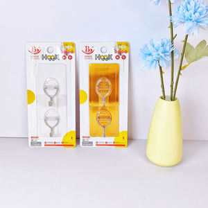 Crochet mural auto-adhésif en plastique transparent OEM Bailiwang pour porte, salle de bain, pot de fleurs, sac - Product Image 4