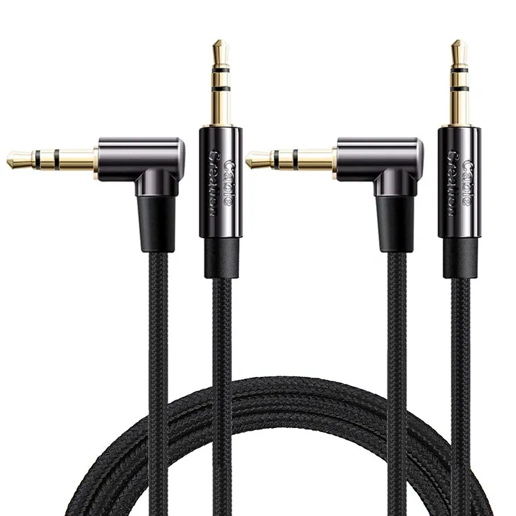Wholesale Jack 3.5mm Audio Extension Cable Wire Gold-Plated Aux Cord AUX Cable AUX 3.5 mm Car 3.5mm Audio Cable