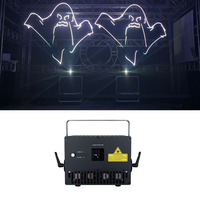 Luz Láser RGB con Control DMX y por Aplicación, IP54, Animación 3D, AC100-250V, 250W, Luces de Escenario para Discotecas y Espectáculos de DJ