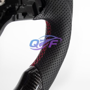 Volante Deportivo Mejorado de Fibra de Carbono Forjado para Volkswagen Golf MK8 Tiguan 2020 2021 <span class=keywords><strong>2022</strong></span> 2023 2024, Interior Automotriz - Product Image 6
