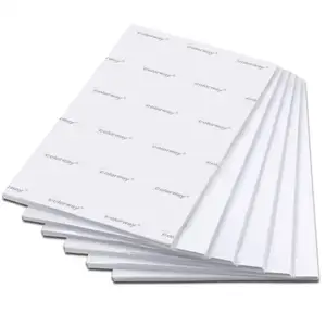 2024 115gsm/135gsm наклейка бумага для премиальной струйной глянцевой pp матовой бумаги с прозрачной клейкой бумагой для струйной печати