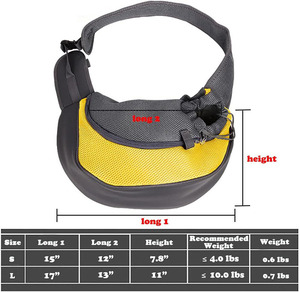 Free sample Best Sell Pet Carry Bag Small <b>Dog</b> Cat <b>Carrier</b> Sling Pet Puppy Soft Breathable Pet Travel <b>Carrier</b> Bag - Product Image 4