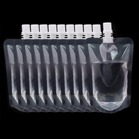 Sacs d'emballage transparents de qualité alimentaire personnalisés boissons debout sacs de buse de liquide de jus alimentaire extrudé pochette de sac de bec de boisson