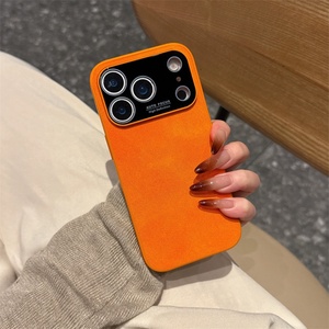 Funda de Teléfono Móvil Antideslizante con Textura de Mezclilla y Ventana Grande para iPhone 14 15 16 17 Pro Max, Protección Anticaídas - Product Image 4
