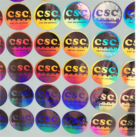 Autocollants de sécurité personnalisés de haute qualité en hologramme 3D holographique, matériau PET, adhésifs, avec logo et design personnalisés