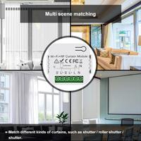 Interrupteur de store intelligent Tuya Smart Life WiFi RF433 avec télécommande pour volet roulant électrique, compatible Google Home et Alexa, pour maison intelligente