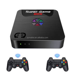 X5s-caja de videojuegos Super Retro, 2,4g, dos mandos, 10000 juegos, consola de juegos inalámbrica para Ps1 N64 - Product Image 1