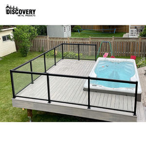 รั้ว<span class=keywords><strong>กระจก</strong></span>ไร้กรอบหรูหราสำหรับตกแต่งภายนอก - Product Image 6