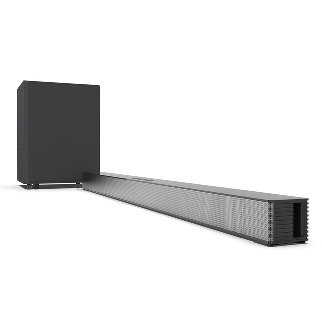 BS-18E 84W 2.1 Wireless Soundbar System with Subwoofer, Home Theater Audio, Aux USB Optical Coaxial RCA