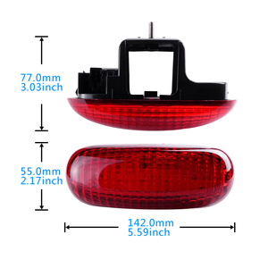 Troisième feu stop LED à montage élevé pour Opel Vauxhall <span class=keywords><strong>Vivaro</strong></span> a B Renault Trafic 2 3 Nissan Primastar X83 NV300 X82 3ème feu stop - Product Image 6