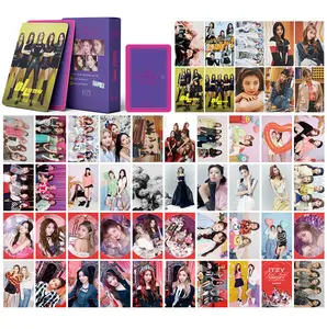 Vendita all'ingrosso itzy cartolina 54pcs-Kpop Photocard 54 pz/scatola ITZY nuovo Album WHO cartolina per i fan collezione regalo Card LOMO personalizzabile Q400