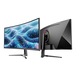จอคอมพิวเตอร์โค้งสำหรับเล่นเกม LCD ขนาด 24 <span class=keywords><strong>27</strong></span> 32 34 49 นิ้ว ความละเอียด 4K 2K 165Hz 240Hz จากโรงงาน ราคาพิเศษ - Product Image 1