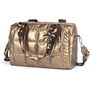 Bolso Bandolera de Nailon Acolchado para Mujer, Color Sólido, con Cierre, Resistente al Agua, Cartera de Moda de 7 Pulgadas para Chicas y Mujeres - Product Image 2