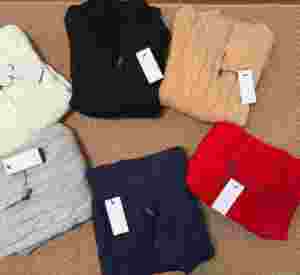 Maglione Invernale da <span class=keywords><strong>Uomo</strong></span> con Collo Rotondo e Zip Corta, Logo Ricamato, Maniche <span class=keywords><strong>Lunghe</strong></span>, Caldo, Vendita all'Ingrosso - Product Image 1