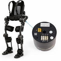 Actionneur harmonique HU17 à faible coût avec servomoteur intégré, double encodeurs 19+19 bits et contrôleur Can & Ethercat pour humanoïdes