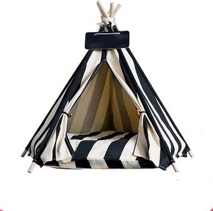 <span class=keywords><strong>Tipi</strong></span> portátil lavable para mascotas, tienda para mascotas, <span class=keywords><strong>tipi</strong></span> para gatos, cama con cojín grueso, <span class=keywords><strong>tipi</strong></span> para perros y gatos, tienda para perros - Product Image 4