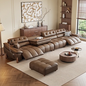 Canapé électrique multifonctionnel You Rui <span class=keywords><strong>Wang</strong></span> en bois massif, style minimaliste italien, pour salon, fixation murale zéro distance - Product Image 5