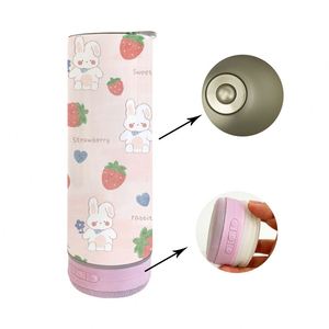 Gobelets droits blancs vierges de 20 oz pour sublimation, avec haut-parleur intelligent sans fil et lecteur de musique USB, pour vinyle de transfert thermique - Product Image 2
