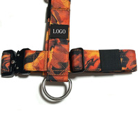 Harnais tactique robuste pour chien, personnalisé, imprimé camouflage par sublimation, réglable, anti-traction, de luxe premium