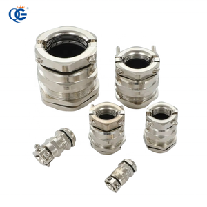 Prensaestopas industrial de latón niquelado con rosca G, impermeable IP68, <span class=keywords><strong>doble</strong></span> bloqueo, diseño antidesprendimiento y antidesenganche - Product Image 4