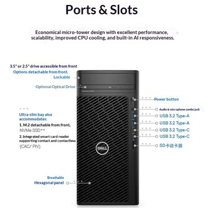 Workstation <span class=keywords><strong>Dell</strong></span> <span class=keywords><strong>Precision</strong></span> T3680 per Ricerca AI Profonda, ChatGPT, Computer con Intel I7-14700, RAM DDR5, SSD <span class=keywords><strong>M</strong></span>.2 + HDD, Scheda Grafica Dedicata - Product Image 2