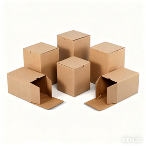<b>Small</b> Blank Plain Kraft Paper Color E Corrugated Paper Tuck Top Packaging <b>Box</b> for <b>Small</b> <b>Gift</b> Electronic Product Shipping <b>Box</b> - Product Image 4