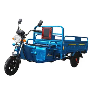 Camion électrique surdimensionné de tricycle de cargaison électrique de charge lourde de puissance élevée avec le corps ouvert économise la vente d'effort