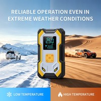 Compresseur d'air multifonctionnel RideWise 4-en-1, démarreur de secours 2000A, gonfleur de pneus portable 150 PSI pour voiture