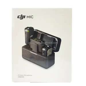 DJI Mic 250m Transmission Range Dual-Channel Recording Up to 14 Hours of Onboard Memory Portable and Compact Wide Compatibilty