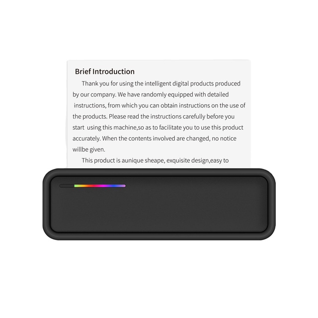 A4 Printer Ink-free Printing Portable  Lightweight Smoothly Printer Connect Device  2500mAh Long Duration Gift Package