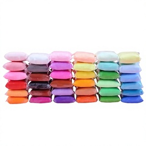 Du'bao Fluffy 12-Color Soft Air Dry Clay Super Light DIY Educational Craft Toy for Ages 2-14+ in <b>Boxes</b> - Product Image 1