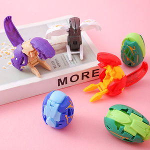Huevo de juguete transformable de dinosaurio de 6,4 cm, huevo de dinosaurio deformable de plástico para niños de 3 a 6 años, regalo para niños de guardería - Product Image 2