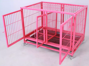 กรงสุนัขพับได้พับได้ทำจากเหล็กแข็งแรงทนทานกรงสุนัขพับได้พับเก็บได้ขนาดใหญ่ - Product Image 4