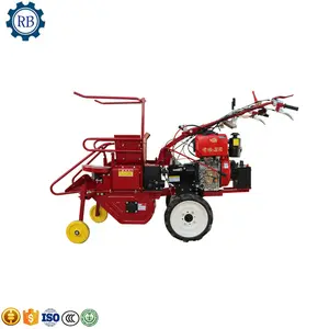 Dry and wet corn harvester 12HP Agricultural Machinery Mini Sweet Maize Corn Harvester Machine