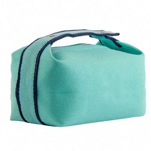 Portable Waterproof Canvas Toiletry & Cosmetic Pouch Travel Makeup Bag for Promotional & Business <b>Gifts</b> - Product Image 1