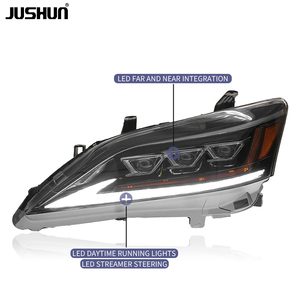 Faros delanteros LED JUSHUN para Lexus <span class=keywords><strong>ES</strong></span> ES200 ES260 ES300 2006-2012, faro delantero de 3 lentes, señal de giro secuencial - Product Image 5