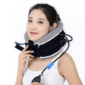 RUNDE Aufblasbare Halswirbelsäulen-Traktionsstütze mit Abnehmbarem Baumwollbezug zur Linderung von Nackenschmerzen - Product Image 2